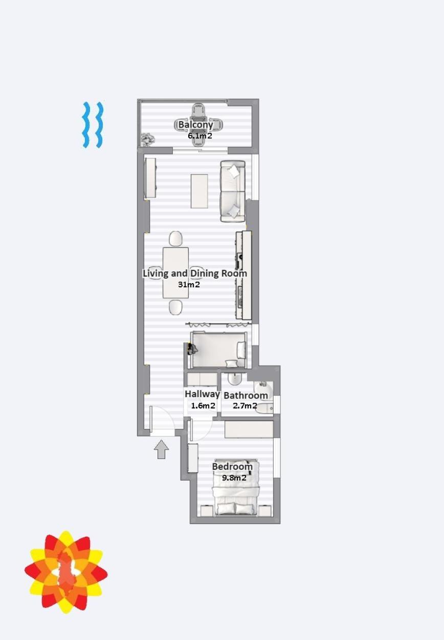Sail Ocean View Apartments Sarande Luaran gambar